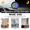 FSTURIOS Car Digital Thermometer Clock, Dashboard Clock with Backlight Fahrenheit