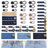 44-Pack Elastic Button Extenders for Jeans and Pants