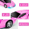 Bloolilies Remote Control Car, Pink Transform Robot RC Car -