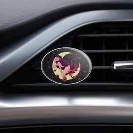 Vampire Girl and Bats Car Air Freshener Vent Clip