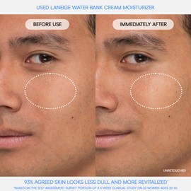 LANEIGE Water Bank Blue Hyaluronic Moisturizer Mini: Barrier-Boosting Hydration, Squalane, Ceramide, Dermatologist-tested