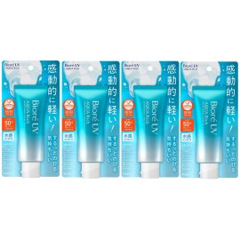 Bioré UV KAO Biore UV 4 PACK Aqua Rich Watery Sunscreen 70g SPF50+/PA++++