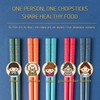 Fiberglass Chopsticks Reusable Chopsticks Dishwasher Safe 5 Pairs 9.4 Inches/24cm