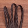 GORGECRAFT 5m x 10mm PU Braided Leather Cord Bolo Tie