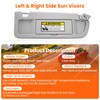 Left and Right Sun Visor Compatible with Honda Civic 2006-2011,