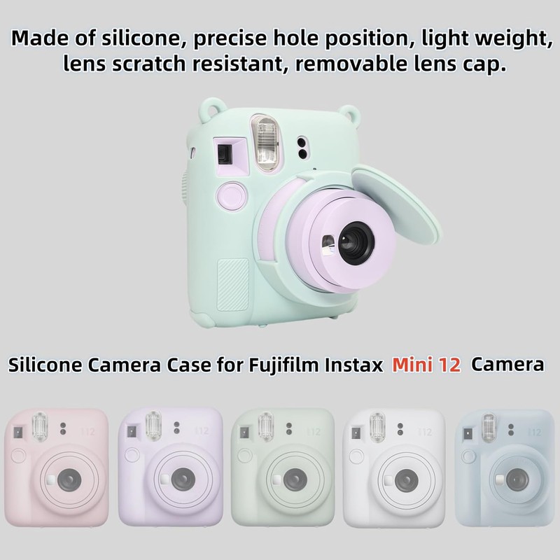 Instant Mini 12 Funda protectora para cmara Instax Mini 12,