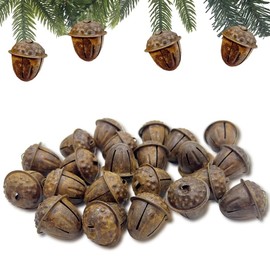 HJQTVM 20pcs, Christmas Rusty Tin Bells Rustic Original Farmhouse Rustic Metal Bells Sleigh for Christmas Tree Decoration Holiday Daily Hanging Crafts and Decoration