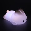 Cute Rabbit Night Light High Sensitivity Bunny Lamp Silicone Dimmable