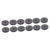 Gatuida 12pcs Carbon Fiber Speaker Isolation Feet Pads Reduce for