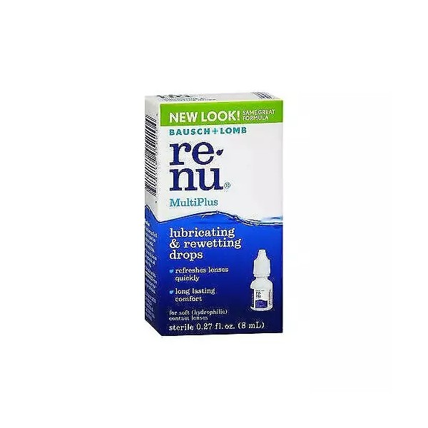 Bausch + Lomb Renu MultiPlus Lubricating & Rewetting Drops 0.27