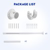 Closet Rods for Hanging Clothes 17 to 87 Inches Metal