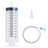 Gobesty Large Syringe with Hose, 550 ml Industrial Syringe, Plastic