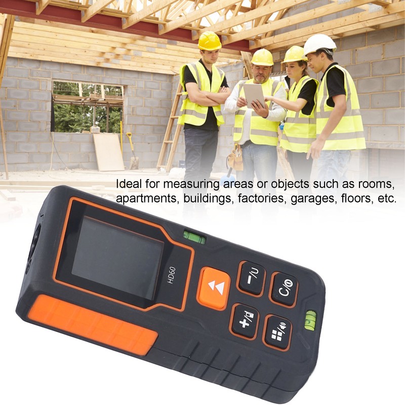 60m Laser Distance Meter Distance Measuring Device Laser Rangefinder for
