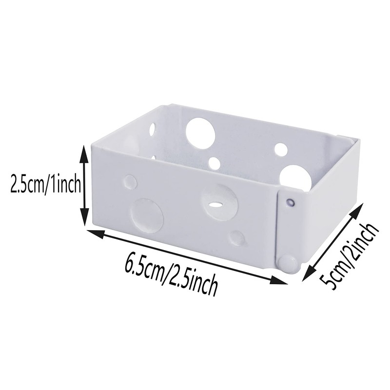 AXLIZER 4PCS 2SETS Blind Installation Brackets Blind Brackets Low Profile