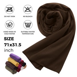 GERTURY 2 Pieces Stretch Head Wraps for Black Women, Lightweight Turban Head Scarf Hair Wraps for Women's Hair