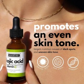 Ácido Kojico Serum Facial 30 Ml Skin Set Go Con Vitamina C                                                                                            