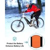 CBHCARCAR EBike Battery Cover, (11.8-15.8in circumference) Reflective Battery Protective E-Bike