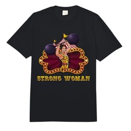 Strong Woman Superhuman Circus Employee Carnival Them Comfort Colors Adult Heavyweight T-Shirt