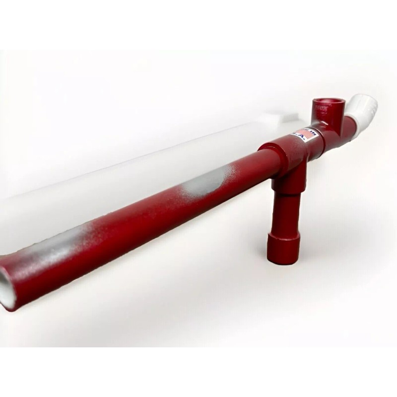 PVC Creations Marshmallow Shooter Red & Grey PVC Marshmallow Shoots