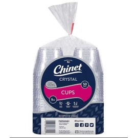 Chinet Crystal Cups, 100 Count 9 Oz Clear