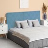 sourcing map Bed Headboard Slipcover, 120cm for 1.2m Headboard, Blue