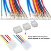 Tcenofoxy JST Molex Cable Connector Kit, Compatible with Molex Mini-Fit