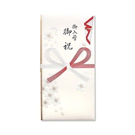 G.C.PRESS 265-78 Gold Seal with Noshi, Celebration of School Entrance, Floating Cherry Blossom