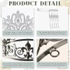 Set De 2 Coronas De Metal Cristal Rey Reina Novios