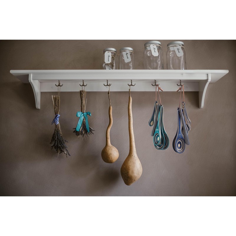 Measuring Spoons, 6pcs Durable Pakkawood Measuring Spoons Set Includes Teaspoon
