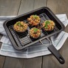 Judge JS32 Ovenware Enamel Grill Tray with Rack & Handle,