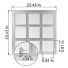 Vent Systems 2' x 2' ft Plastic Suspended Ceiling Plate