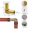 40pcs PEX Fittings, 1/2" Brass PEX Fittings, PEX Brass Crimp