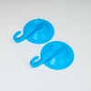 ARCUS Large Suction Hooks - Blue - 2 Pack -