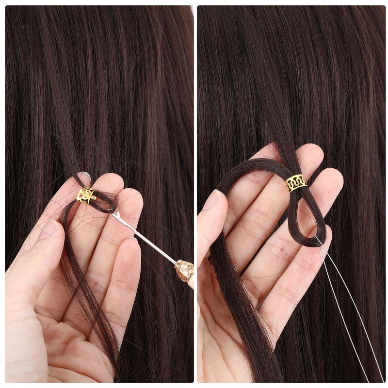 Hair Extension Kit, 3 pcs Hair Extension Pliers Hairs Tinsel