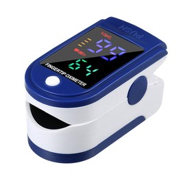 Oxímetro de Pulso para la yema del Dedo, Monitor de frecuencia de Pulso y saturación de oxígeno en Sangre, oxímetro portátil con Pantalla LED bidireccional