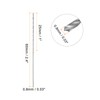 sourcing map 20pcs Extra Long Drill Bits, 0.8mm HSS Drill