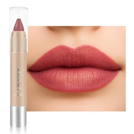 Erinde Lápiz Labial Brillante Para Mujer, Lápiz Labial Aterciopelado Resistente al Agua, Delineador Labial Cremoso de Larga Duración, lápiz labial que no se Corre, lápiz Labial Suave y Duradero,#04