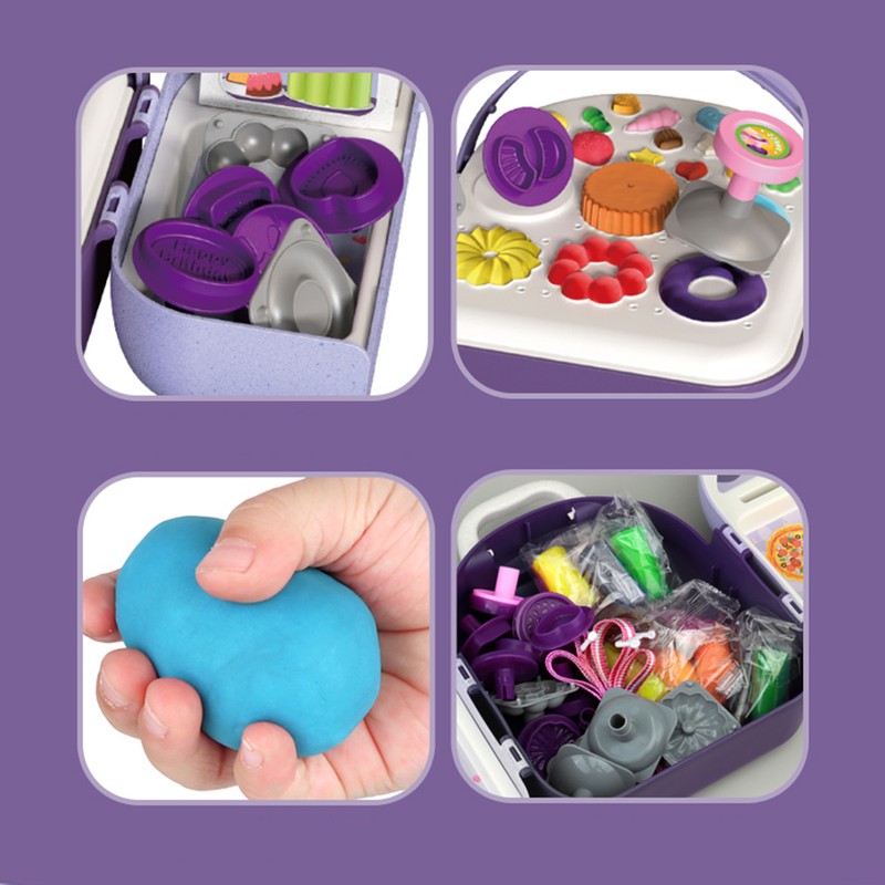 Backpack Style Modeling Clay Kit for Kids Air Dry Clay