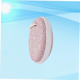 Outanaya Pumice Stone Foot Grinder Oval Dead Skin Remover for Smooth Feet Foot Care Tool for Exfoliating Hard Dry Skin Pink Lava Stone for