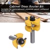 2Pcs Tongue Groove Router Bit T Shape 3 Teeth 1
