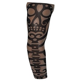 Fake Tattoo Adults Arm Sleeve Tribal Skeleton (T28)
