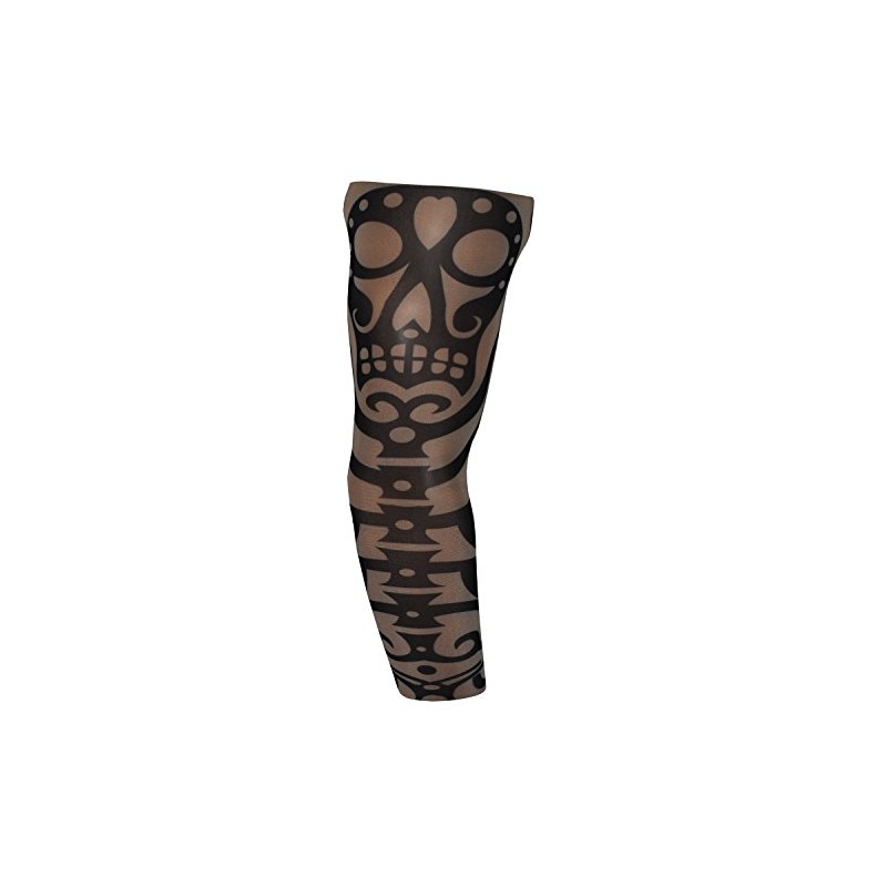 Fake Tattoo Adults Arm Sleeve Tribal Skeleton (T28)