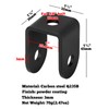 GBGS 20 Pcs Black 1" U Bracket for Panel,1/8"(3 mm)