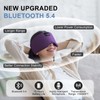 LC-dolida Sleep Mask with Bluetooth Headphones, Soft Ice Silk Sleep