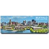Buffalo Panoramic Fridge Magnet Niagara New York State Travel Souvenir