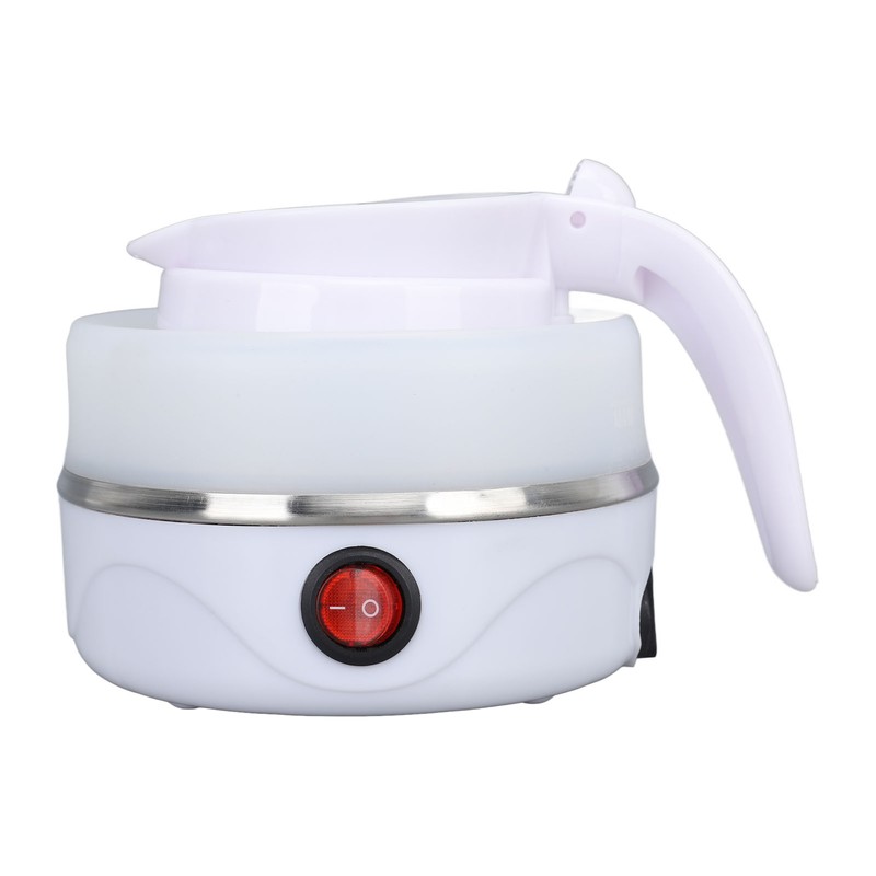 0.6L Folding Electric Kettle 600W Collapsible Water Boiler Portable Silicone
