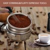 Espresso Distribution Tool with Stand - Stainless Steel Needles, Coffee