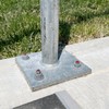 5" x 5" Steel Plate with Holes – 3/16" Thick,