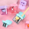Heart Pencil Sharpener with Container Coloured Sharpener with Tin Cute