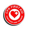 CPR First Aid Trained Sticker Vinyl Safe Safety Decal Emergency